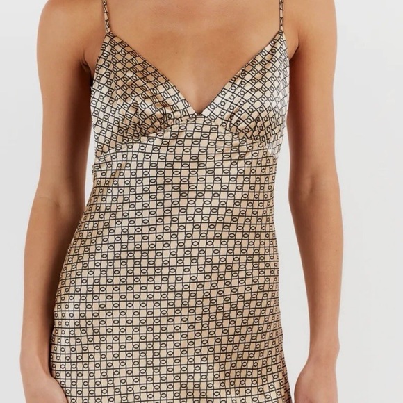 DISSH Strapless Gold Dress - Picture 3 of 3